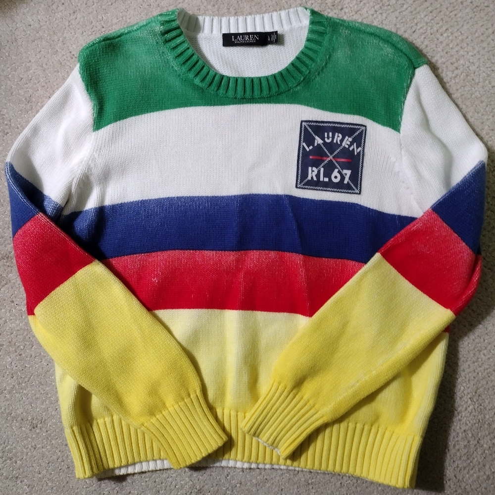 Ralph Lauren Black Label Striped Sweater